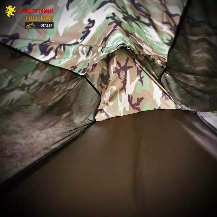 JUNGLE HAMMOCK/MINIZELT MIT CANVAS BODEN US WOODLAND CAMOUFLAGE