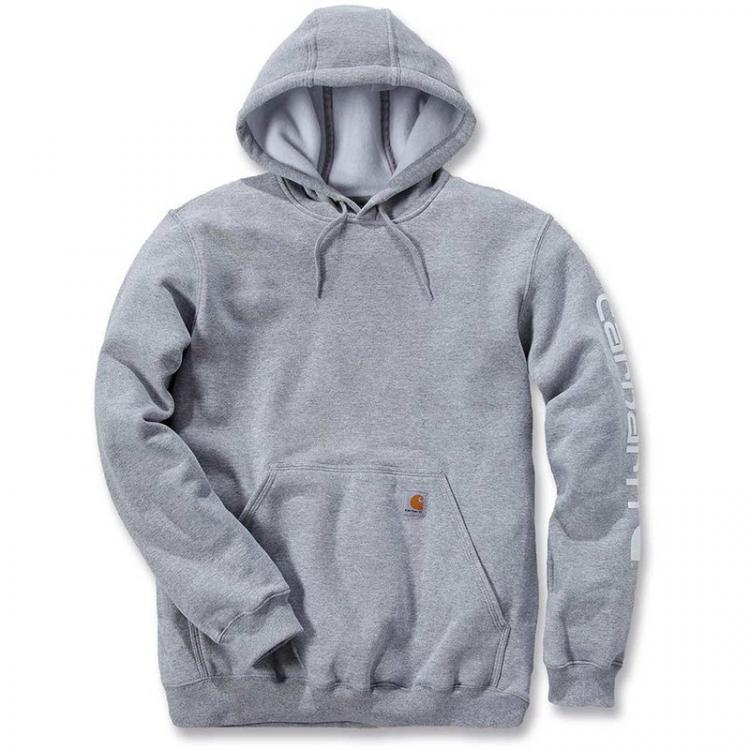 CARHARTT MIDWEIGHT HOODED LOGO SWEATSHIRT