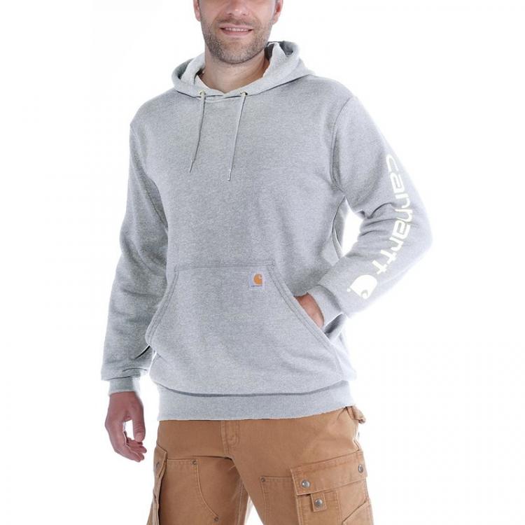 CARHARTT MIDWEIGHT HOODED LOGO SWEATSHIRT CARHARTT MIDWEIGHT HOODED LOGO SWEATSHIRT