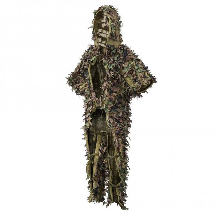 HELIKON-TEX LEAF GHILLIE SET US WOODLAND TARNANZUG