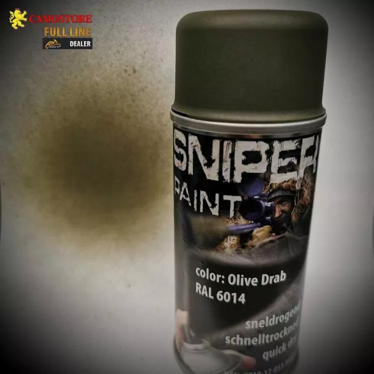 SNIPER PAINT NATO SPRÜHFARBE 150 ml OLIVE DRAB RAL6014 SNIPER PAINT NATO SPRÜHFARBE 150 ml OLIVE DRAB RAL6014