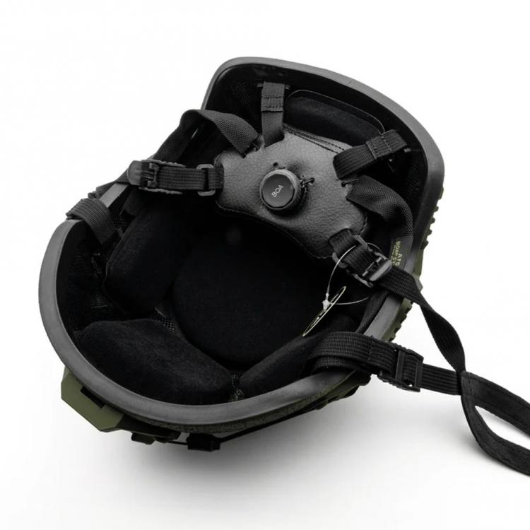SHIELD-GERMANY NIJ-IIIA FAST Helm High-Cut Steingrau Olive