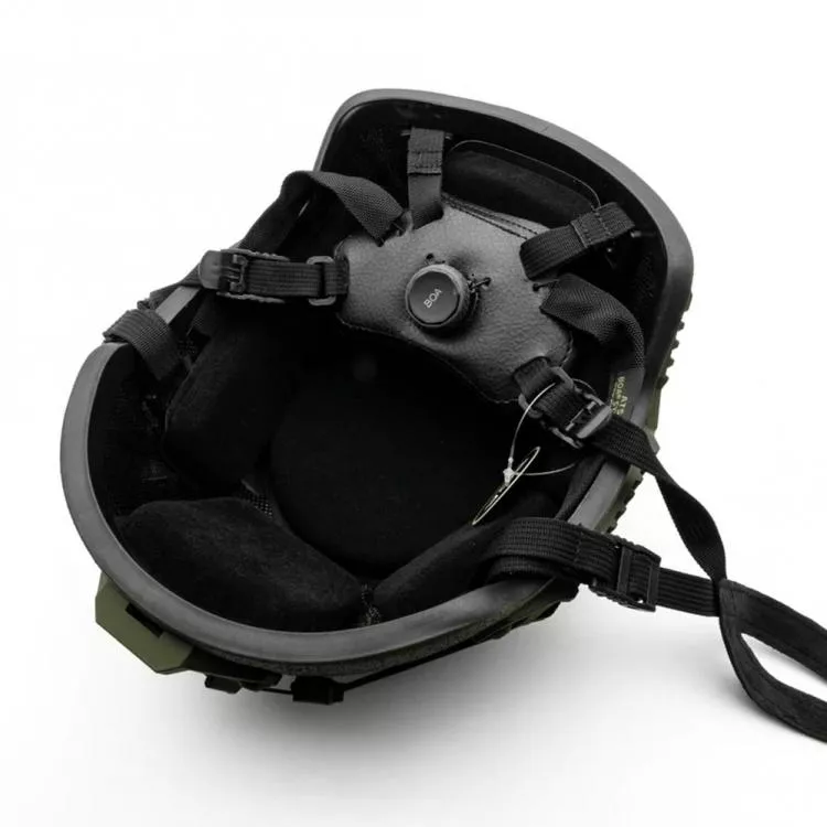 SHIELD-GERMANY NIJ-IIIA FAST Helm High-Cut Steingrau Olive SHIELD-GERMANY NIJ-IIIA FAST Helm High-Cut Steingrau Olive