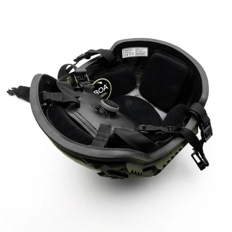 SHIELD-GERMANY NIJ-IIIA FAST Helm High-Cut Steingrau Olive