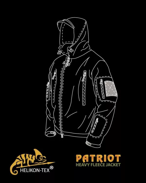HELIKON TEX FLEECE JACKE PATRIOT SHADOW GREY