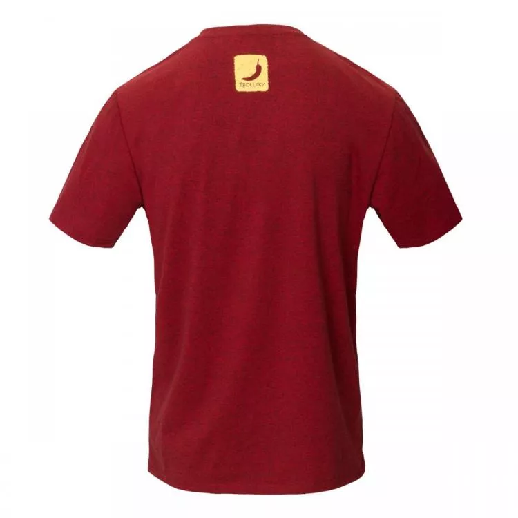 HELIKON-TEX T-SHIRT (TROLLSKY - BURNS TWICE) - STRETCH COTTON - MELANGE RED