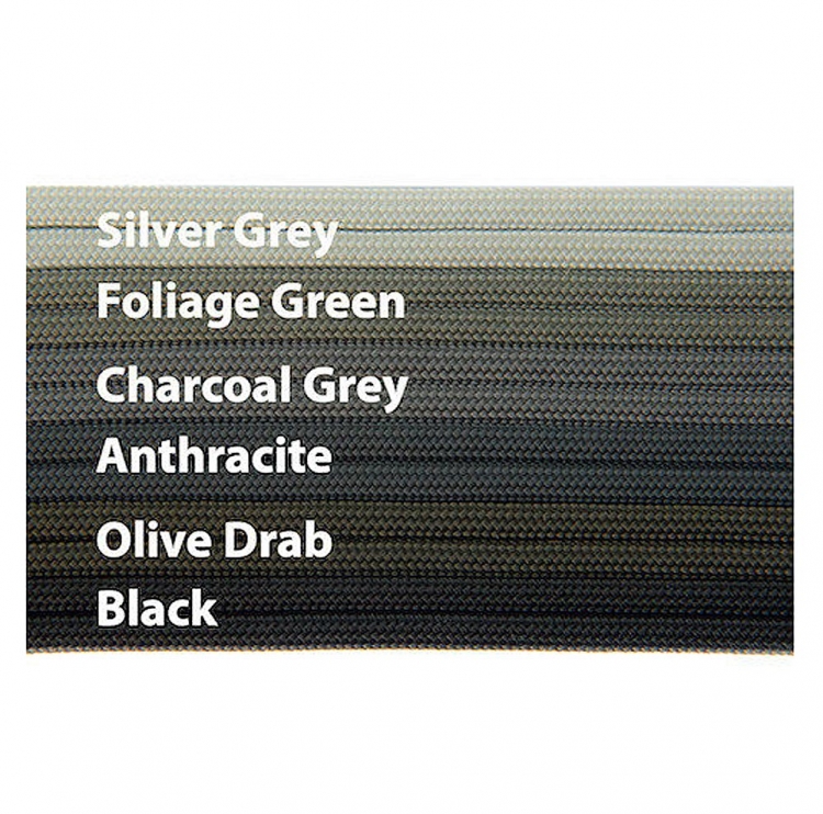 US PARACORD 550 CHARCOAL METERWARE US PARACORD 550 CHARCOAL METERWARE