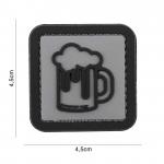 RUBBER PATCH BIERKRUG GRAU