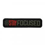 A10 EQUIPMENT #STAY FOCUSED PATCH OLIVE/ROT