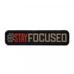 A10 EQUIPMENT #STAY FOCUSED PATCH GRAU/ROT