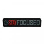 A10 EQUIPMENT #STAY FOCUSED PATCH GRAU/ROT