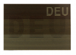 CLAWGEAR IR Patch Deutschland Flagge mit Klett Desert Tan