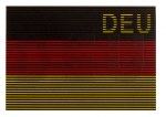 CLAWGEAR IR Patch Deutschland Flagge mit Klett Farbe