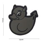 RUBBER PATCH DEVIL DUCK GRAU