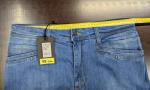 Bundweite 88 cm LMS GEAR - M.U.D. Stone Washed Blue Elastane Denim Zipper V3.0 JEANS