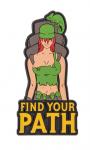HELIKON-TEX PVC MORALE PATCH FIND YOUR PATH OLIVE