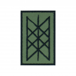 PATCH ABZEICHEN NETZ VON WYRD OLIVE