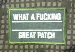 WHAT A FUCKING GREAT PATCH NACHTLEUCHTEND OLIVE