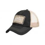 HELIKON-TEX MESH TRUCKER LOGO CAP BLACK-KHAKI