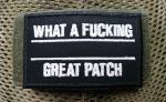 WHAT A FUCKING GREAT PATCH NACHTLEUCHTEND SCHWARZ