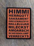 PATCH BAYRISCHE FLÜCHE orange