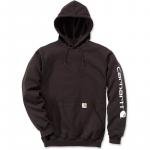 CARHARTT MIDWEIGHT HOODED LOGO SWEATSHIRT