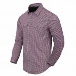HELIKON-TEX COVERT CONCEALED CARRY SHIRT SCARLET FLAME CHECKERED