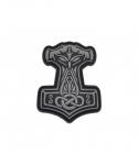 MJOELNIR THORS HAMMER PVC PATCH SCHWARZ