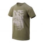 HELIKON TEX MOTTO T-SHIRT  ADVENTURE IS OUT THERE OLIVE